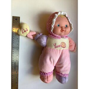 Berenguer Babies  Lil' Hugs Pink Baby Doll Plush Rattle Soft Toy Stuffed Doll